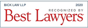 Bick Law LLP Best Lawyers 2020