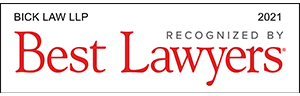 Bick Law LLP Best Lawyers 2021